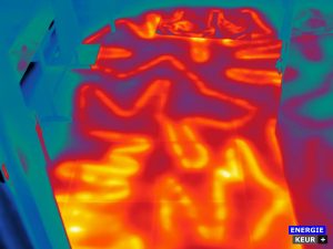 Warmtebeeld thermografie vloerverwarming