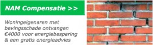 NAM compensatie regeling aardbevingsschade gratis maatrekadvies energiebesparing