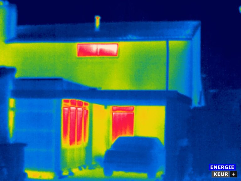 Thermografie bij een woning in Assen