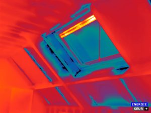 Thermografie inspectie bij een woning in Eelde