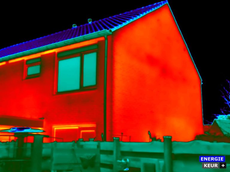 Thermografie ionspectie bij een woning in Winschoten