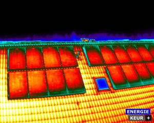 Thermografie bij zonnepanelen in Groningen met gebruik van een drone