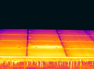 Warmtebeelden van zonnepanelen